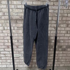 NEW Colorful Standard Organic Sweatpants - Faded Black - XL